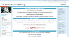 Desktop Screenshot of ccmellorlibrary.org